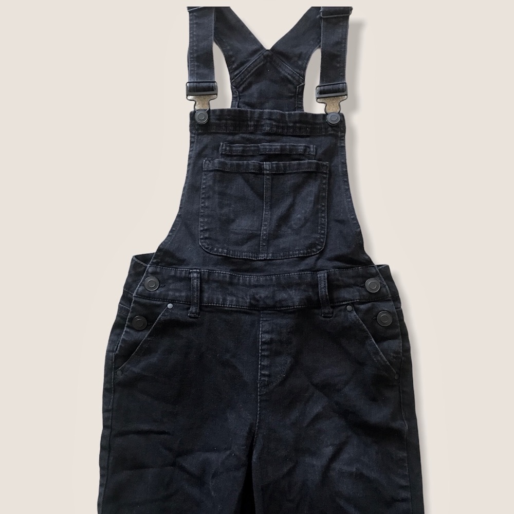 Urban Outfitter Cute Black Denim Overall Jumpsuit - Picture 6 of 15